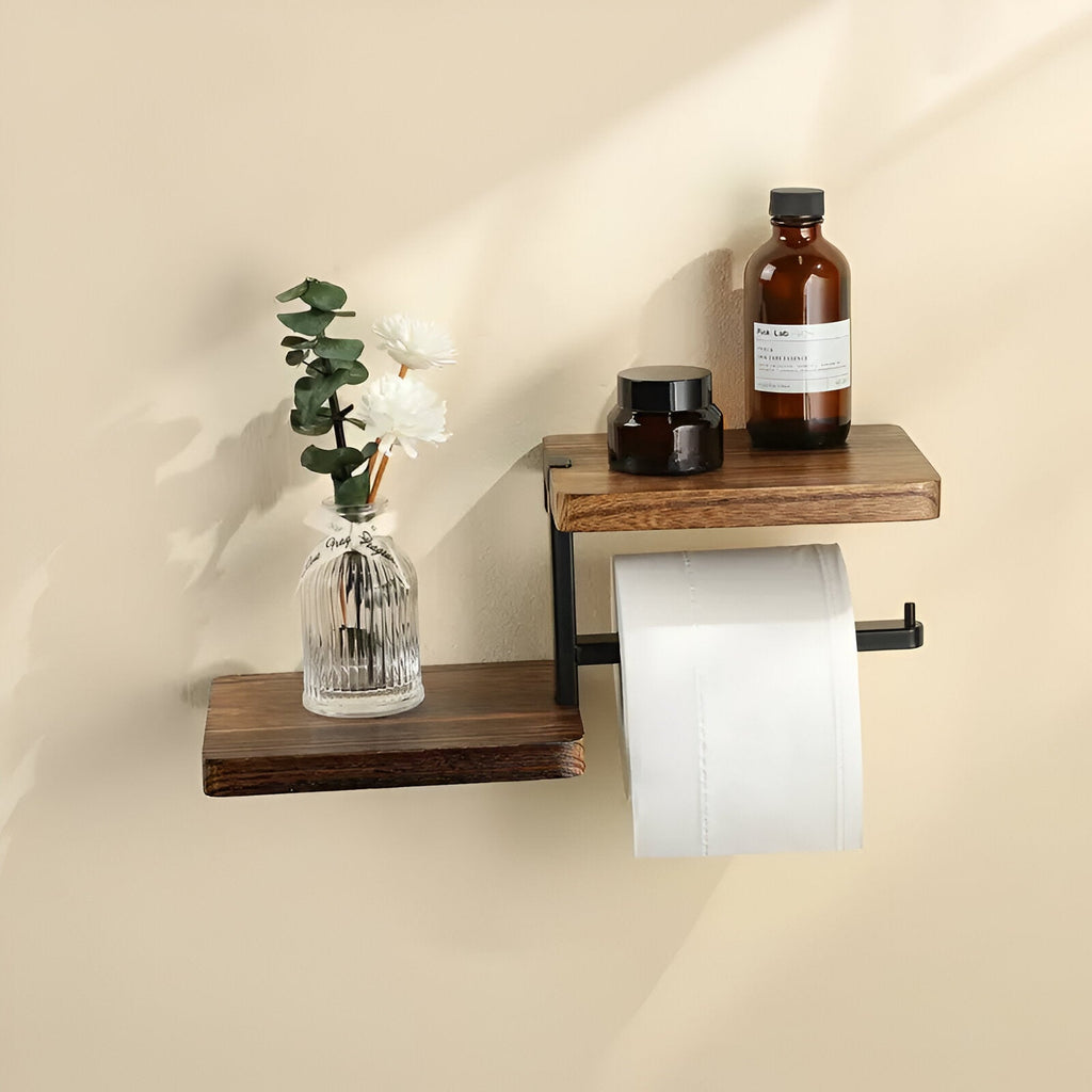 Aidili Oak Wall Rack