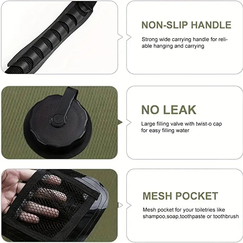 SolarFlex Outdoor Shower Bag
