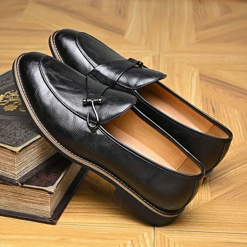 Oxford Leather Bit Loafers