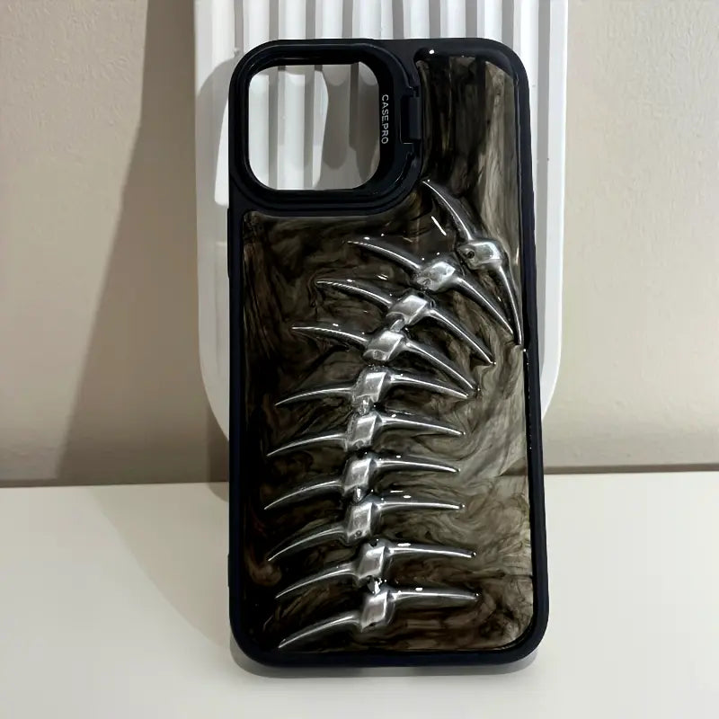 Chrome Spine iPhone Case