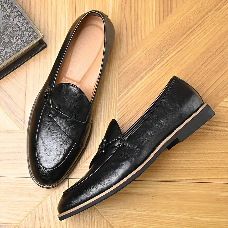 Oxford Leather Bit Loafers