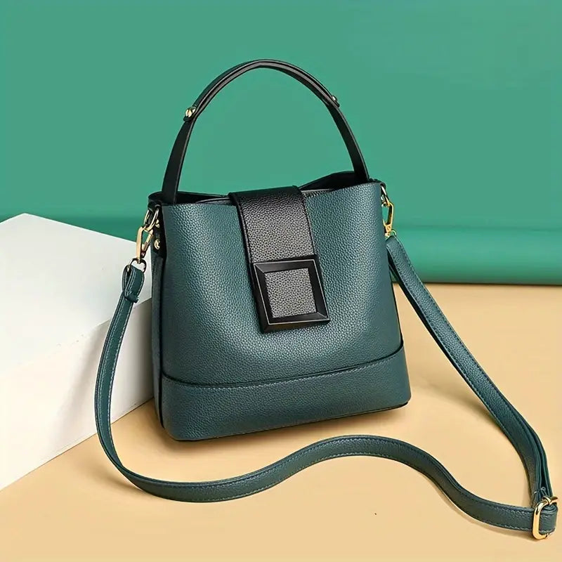 Pebbled Luxe Shoulder Bag