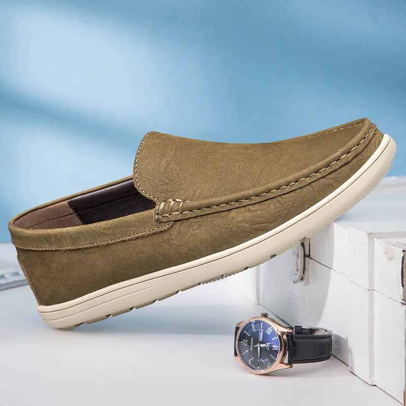Pelle Italiana Leather Loafers