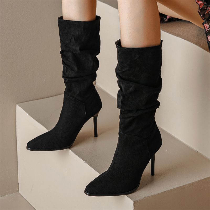 Jemima Suede Stiletto Boots