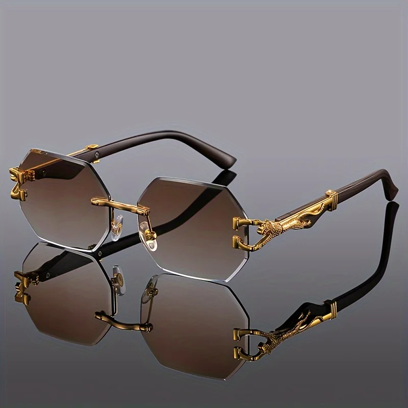 Noir Gold-Plated Polarized Sunglasses