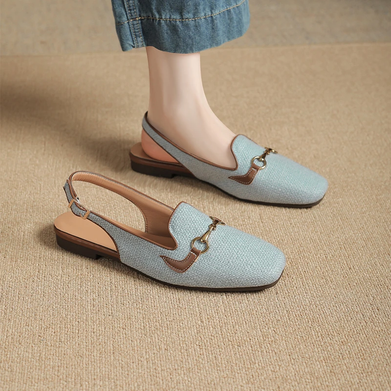 Lunarelle Back-Strap Flats