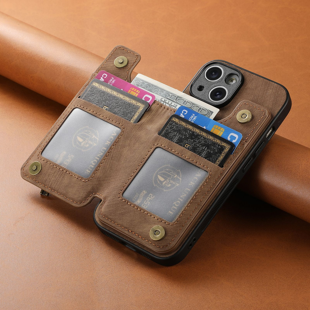 Heritage Leather iPhone Wallet Case