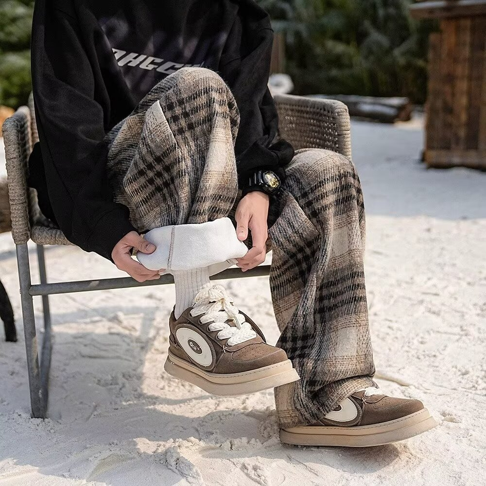 Hype Plaid Sweatpants