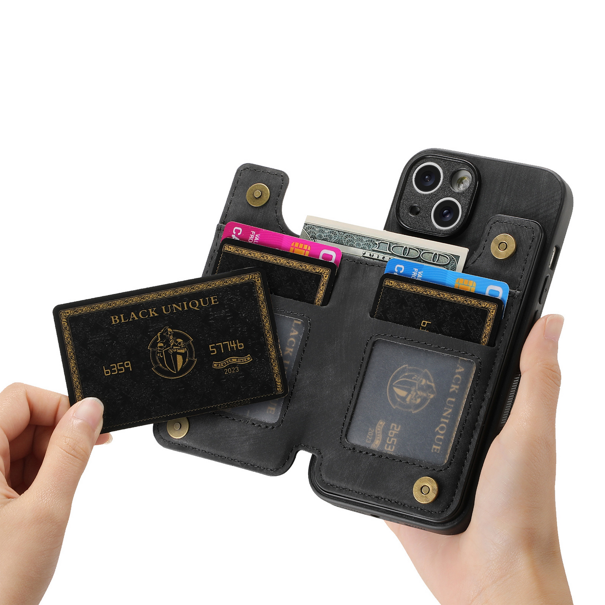 Heritage Leather iPhone Wallet Case
