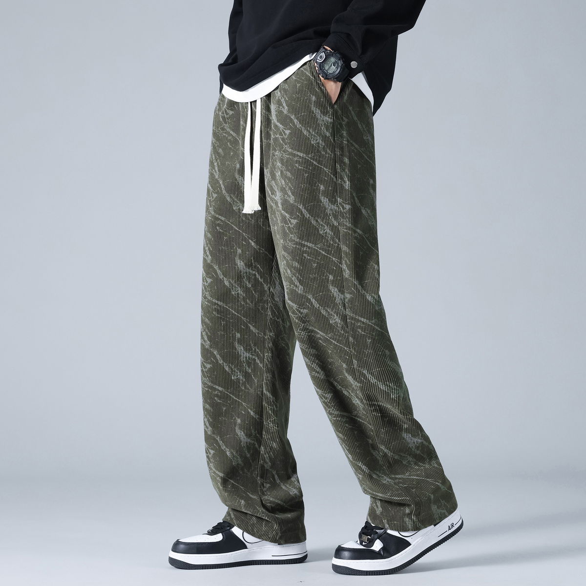 Hype Marbled Corduroy Joggers