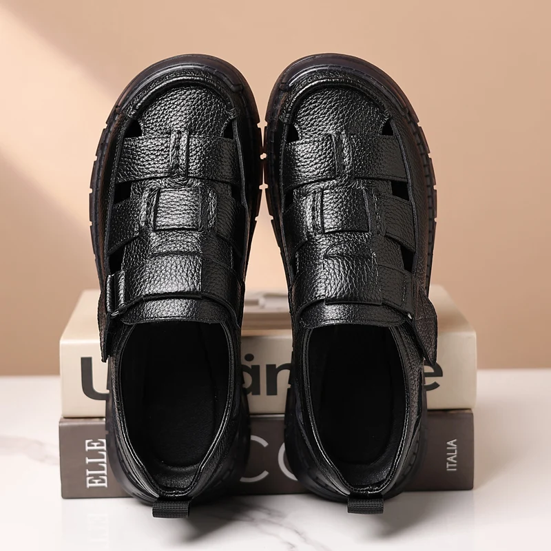 ELLE Leather Sandals