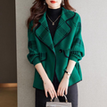 Moira Plaid Wrap Jacket