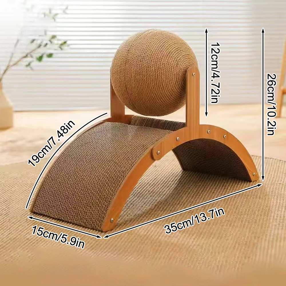 Sisal Cat Arc Scratcher