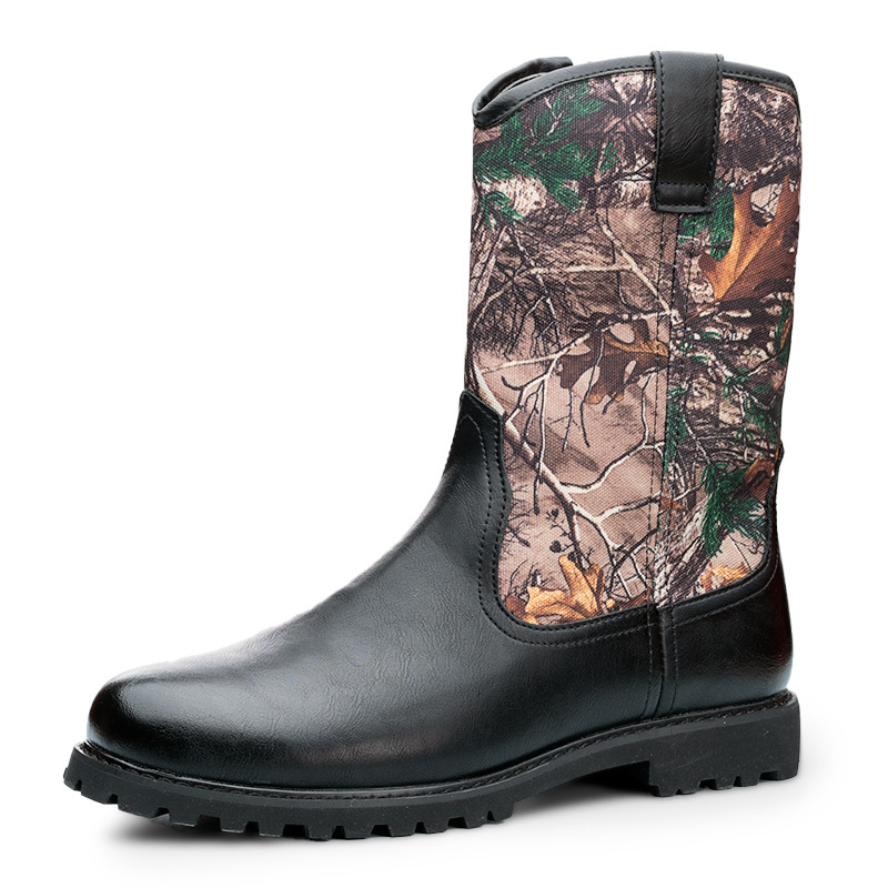 Palermo Camo Leather Boots