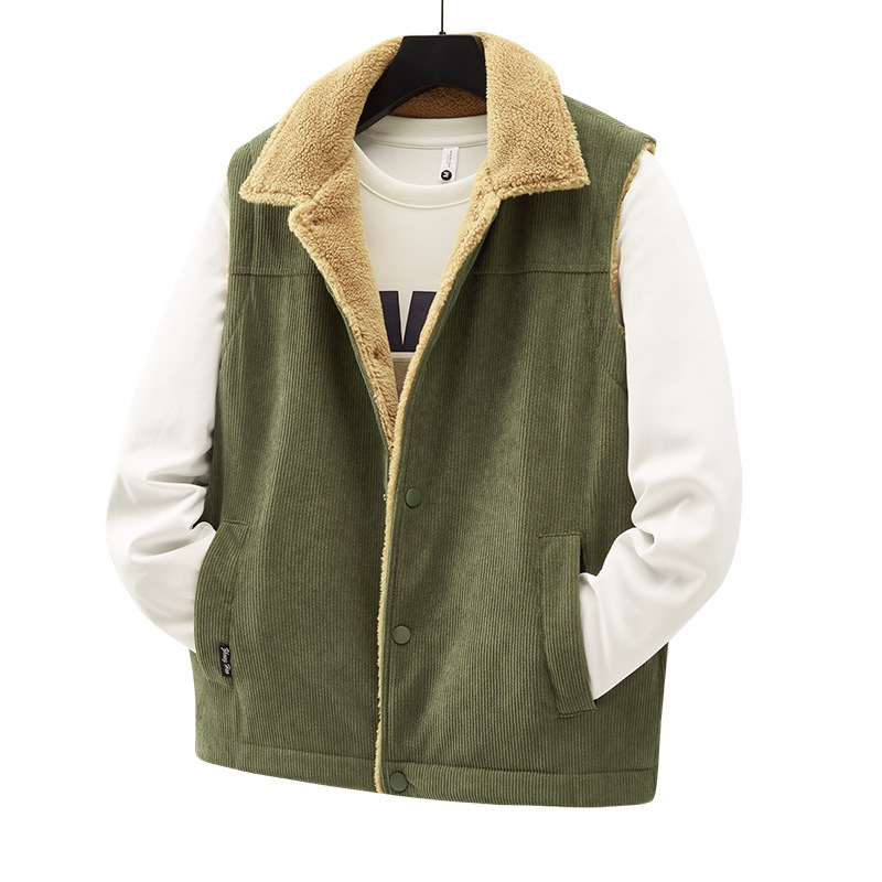Bradley Sherpa-lined Corduroy Vest