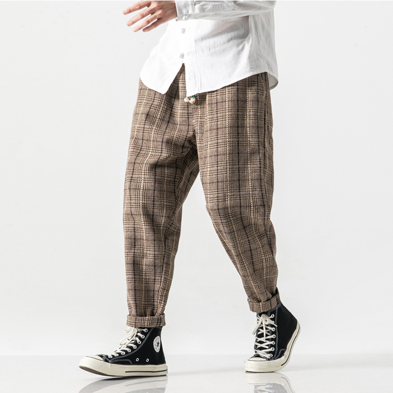 Hudson Plaid Joggers