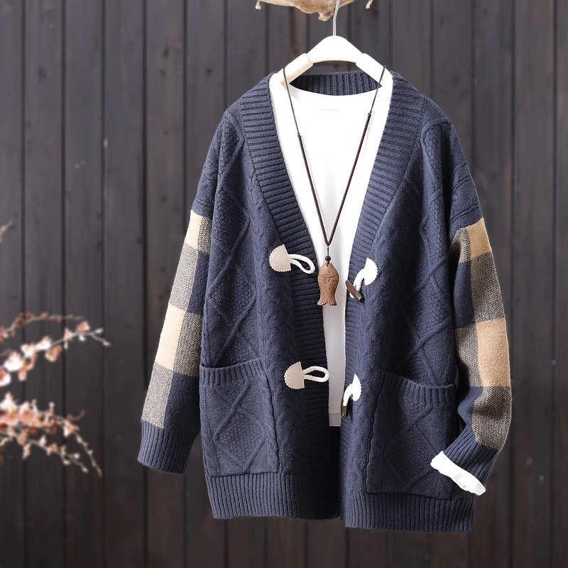 Florence Oversized Heritage Cardigan