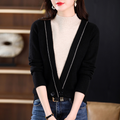 Khloe V-neck Cashmere Sweater