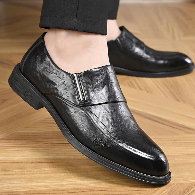 Oxford Leather Slip-On