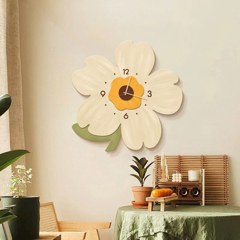 Mossy Bloom Wall Clock