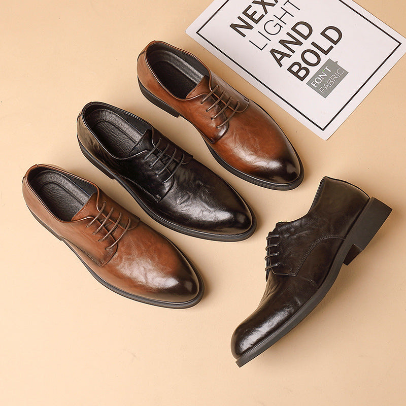 Oxford Burnished Leather Shoe