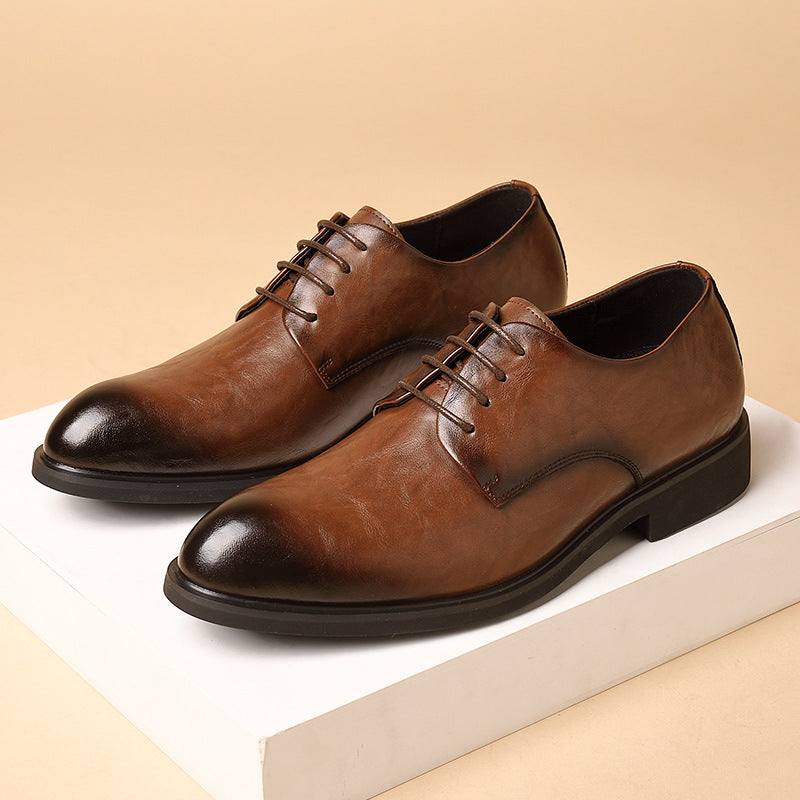 Oxford Burnished Leather Shoe