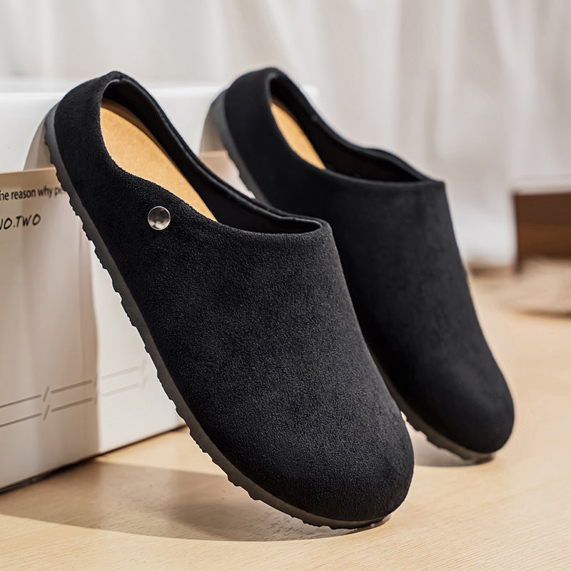 Cozy Premium Suede Clogs
