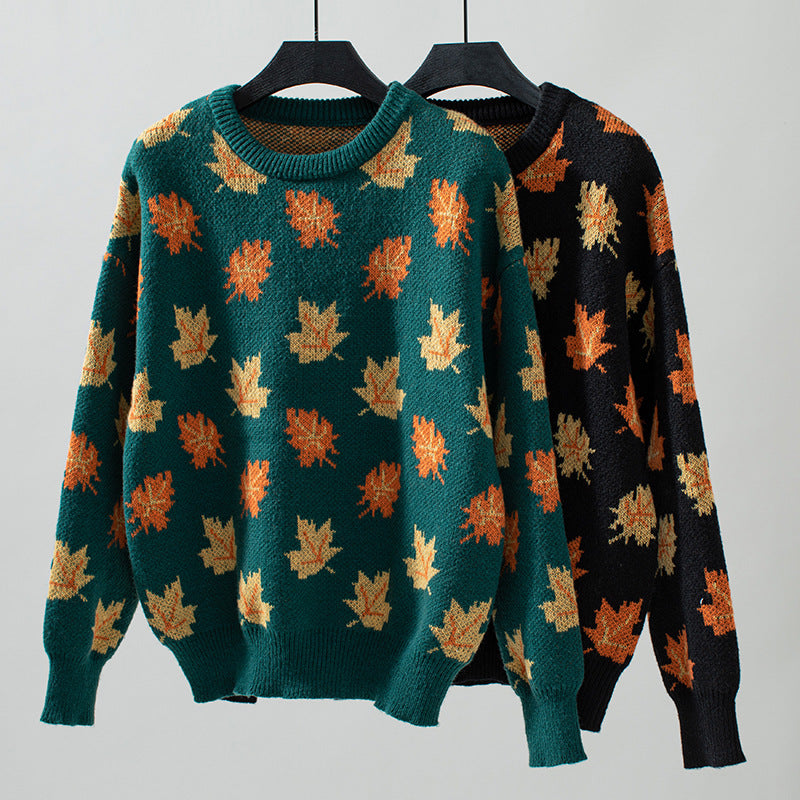 Autumna Maple Knit Pullover