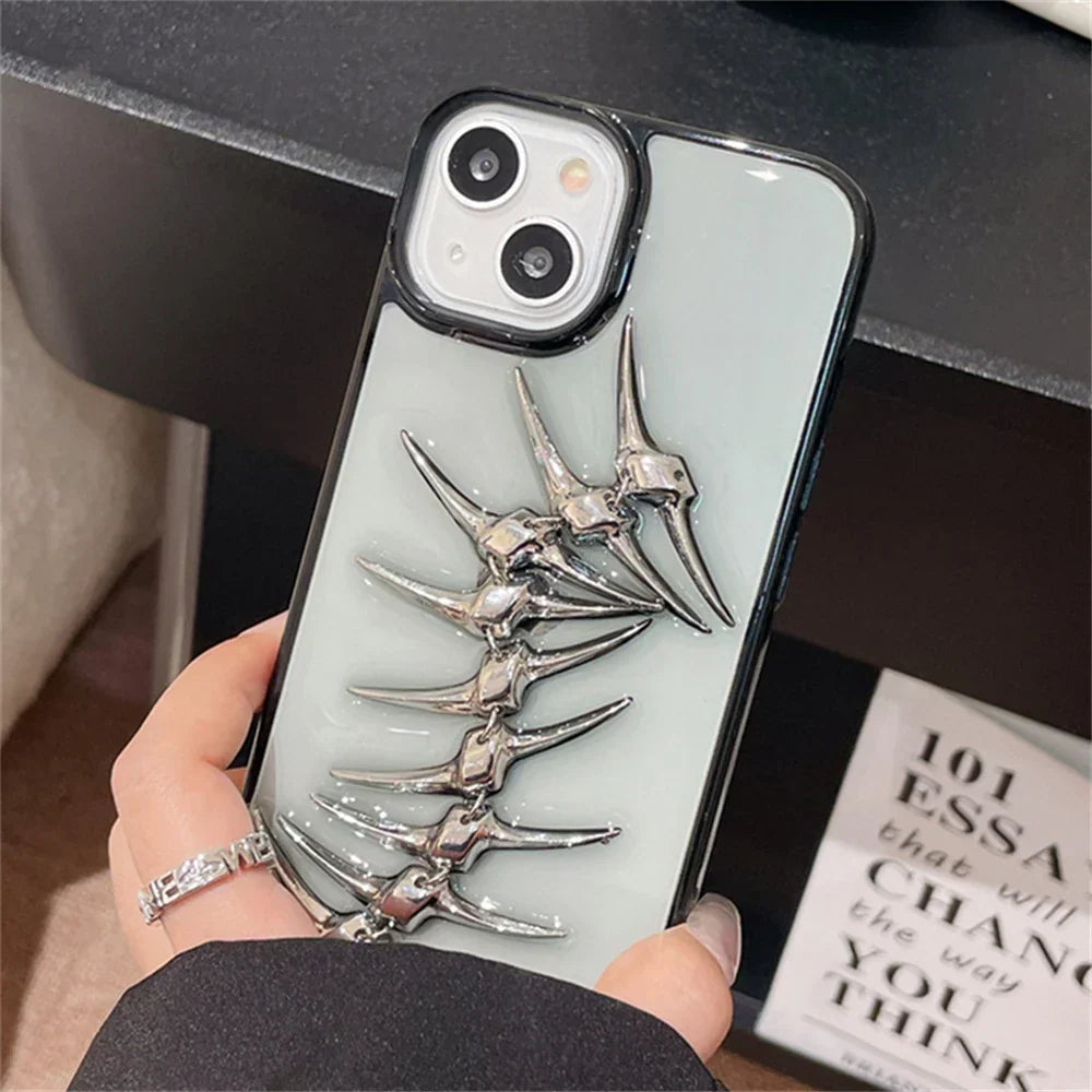 Chrome Spine iPhone Case