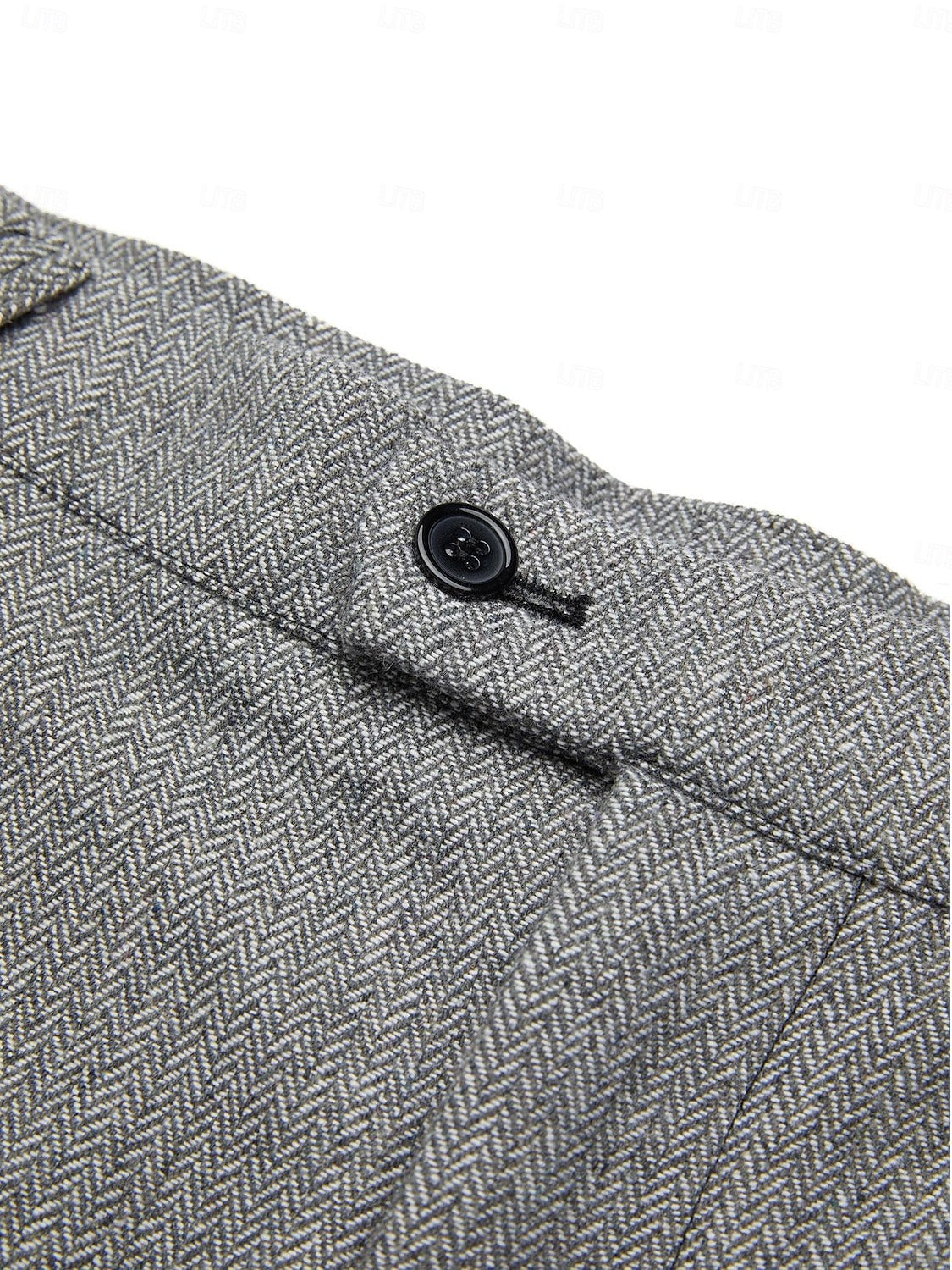 Herringbone Wool 3-Piece Suit